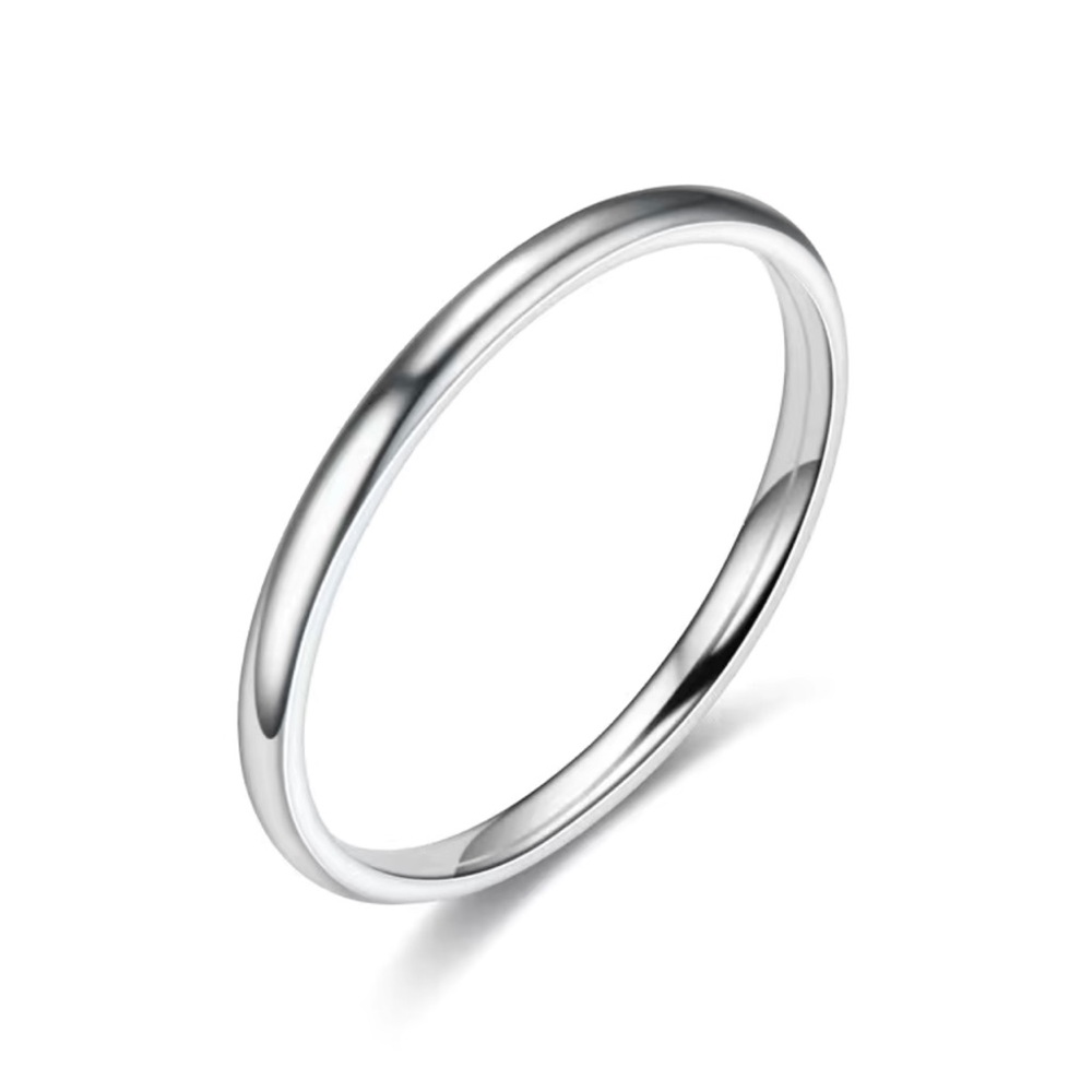 🎁 NWT Silver Band - Sz 7, 8, 9, 10